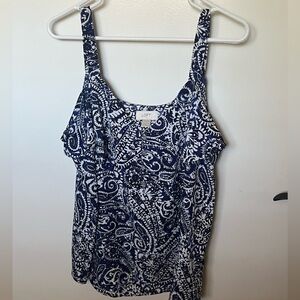 LOFT Paisley Tank Top